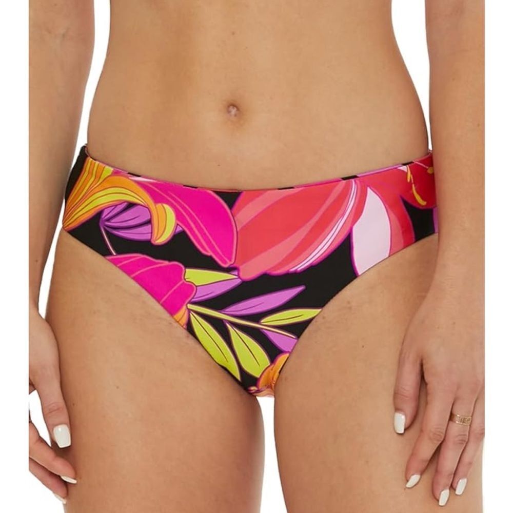 Trina Turk Swim Women's Monaco Hipster Floral Reversible Swim Bottom Size 4. NWT